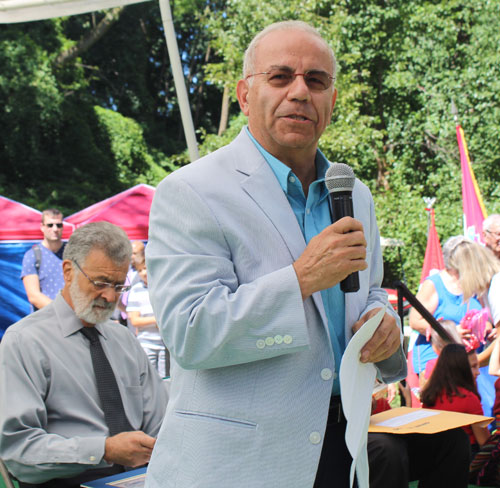 Cleveland Cultural Gardens Federation president Dr. Wael Khoury